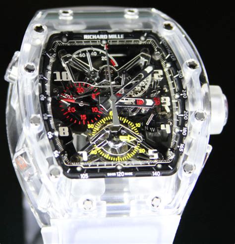 richard mille crystal watch price